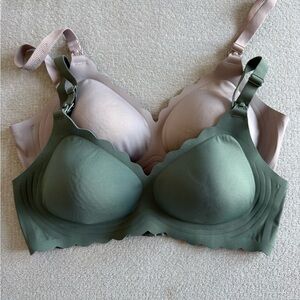 Momcozy Scalloped Edge Nursing Bras